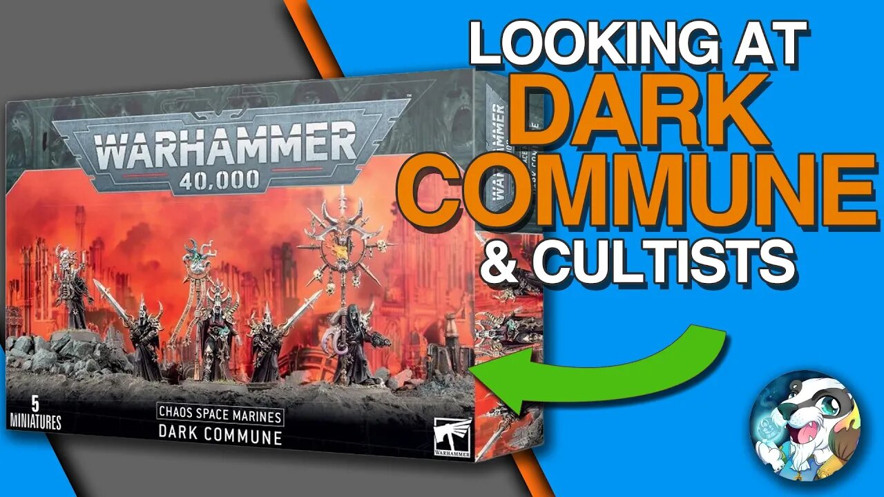 UNBOXING Chaos Space Marines Dark Commune & Cultists