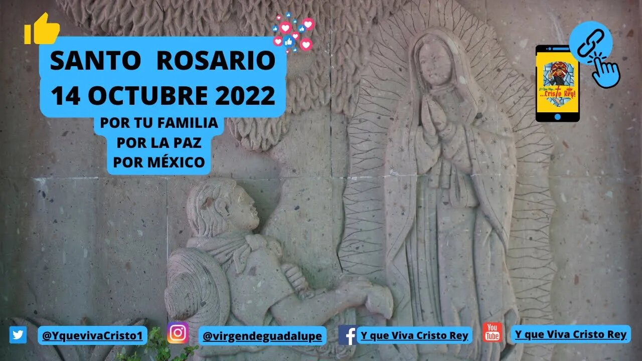 SANTO ROSARIO HOY VIVA CRISTO REY #Rosario #rosariohoy #ROSARIO #vivacristorey #iglesia #luminosos