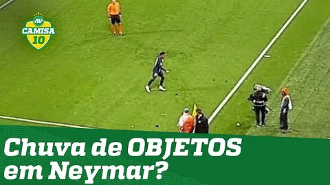 Chuva de OBJETOS em Neymar? OLHA o que a torcida do Lyon fez antes do gol do PSG!