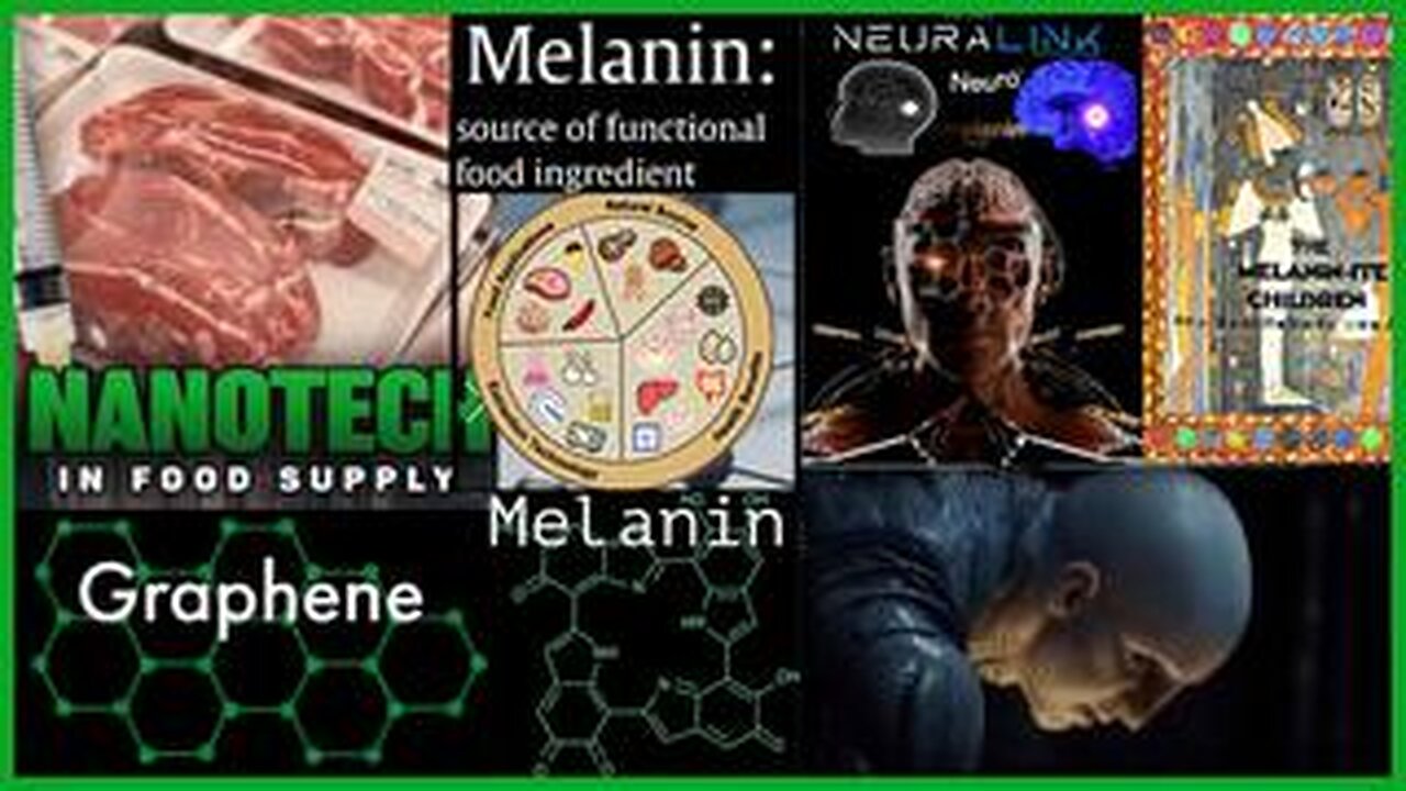 GRAPHENE BLACK GOO AKA MELANIN IN YOUR FOOD