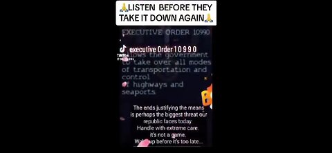 U.S. EXECUTIVE ORDERS