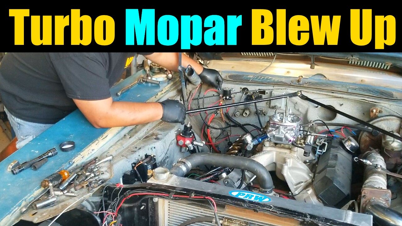 Turbo Big Block Mopar Finally Blew Up | 1973 Dodge Charger Build |