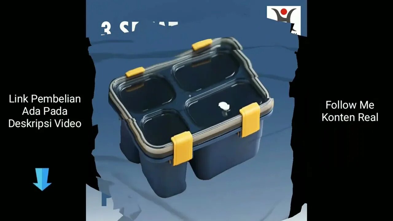 Kotak Bekal Bersekat Lunch Box BPA Free Anti Bocor