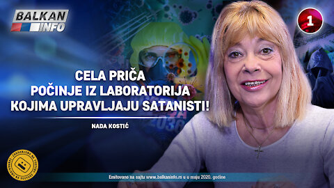 INTERVJU: Nada Kostić – Cela priča počinje iz laboratorija kojim upravljaju satanisti! (27.5.2020)