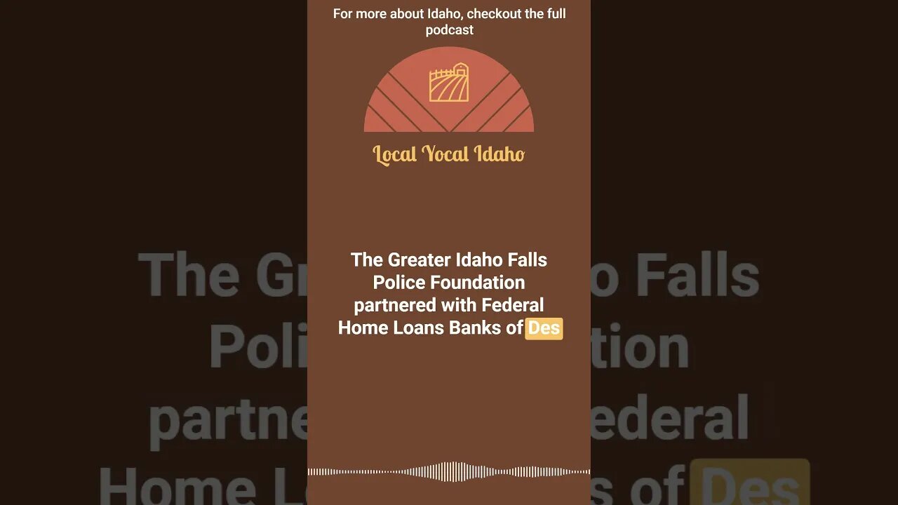 Program to Help Law Enforcement Buy Homes #idaho #podcast #idahofalls #police