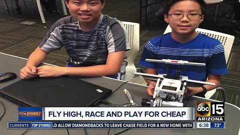 Fly high, race and play for cheap