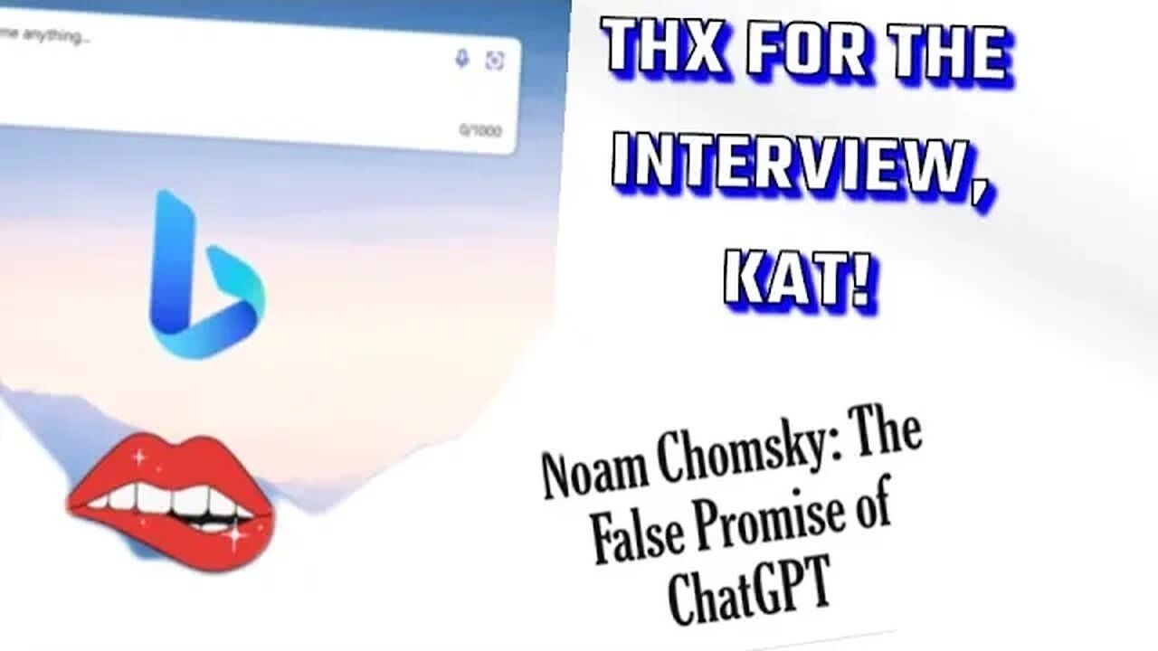 p5 i interview New Bing abt Chomsky: The False Promise of Chat GPT article