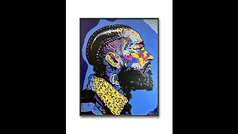 Nipsey Hussle acrylic painting