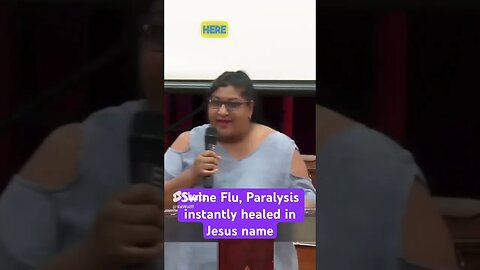 I came to Church and Jesus healed me, I couldn’t move my neck or walk, but here I am today #swineflu