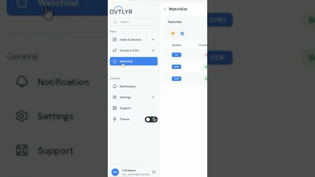 Don't miss out on profitable trades! The OVTLYR platform's watchlist keeps you informed 📲💼