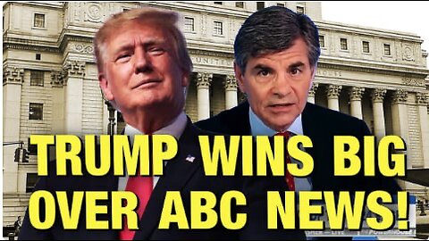 ICYMI: CORRUPT Stephanopoulos and ABC News To Pay MILLIONS To Trump