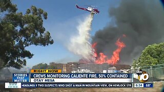 Progress being made in fight against Caliente Fire