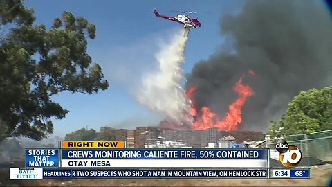 Progress being made in fight against Caliente Fire