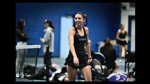 College Women's Tennis Amherst vs Connecticut College 3 29 2023