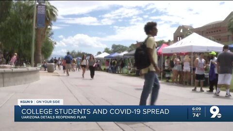 UArizona return:Suspensions possible for COVID violations