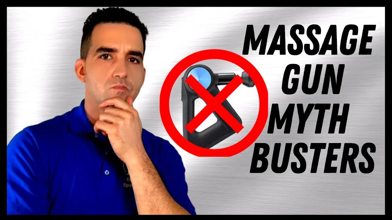 Massage Gun Myth busting - Why 2 minutes with a massage gun is not greater than a 60 minute massage