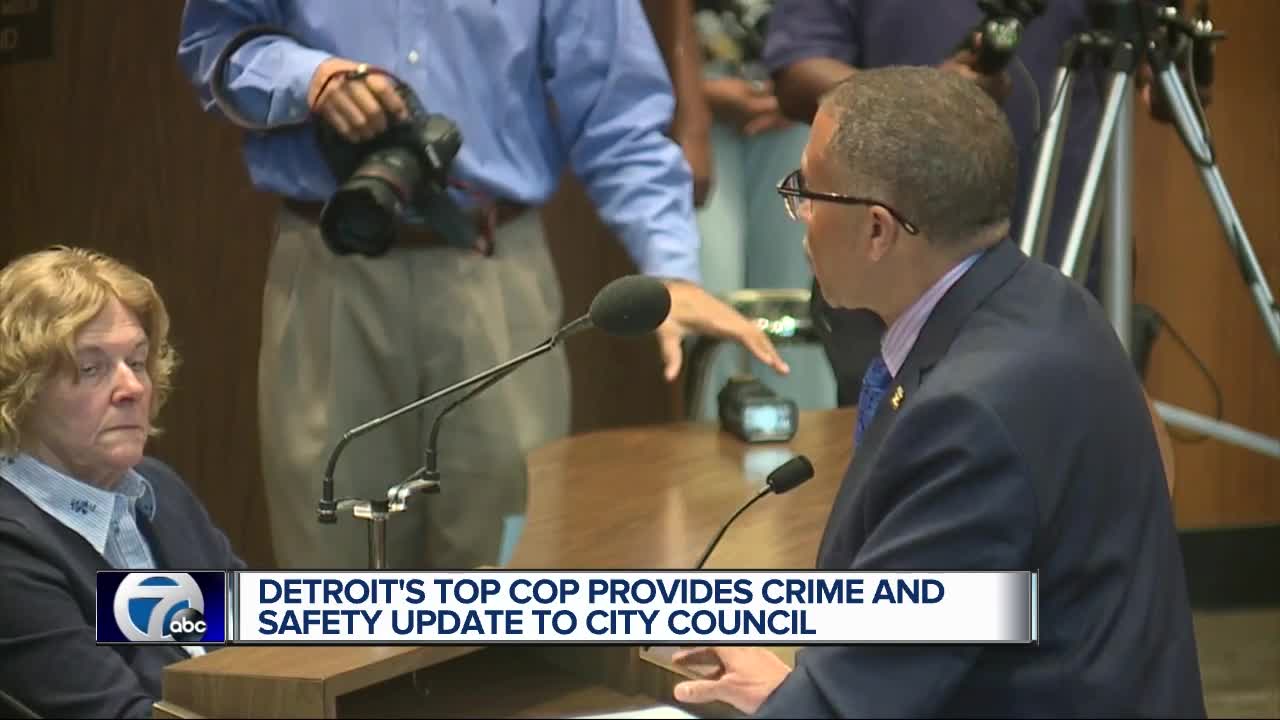 Chief Craig provides crime and safety update to Detroit City Council