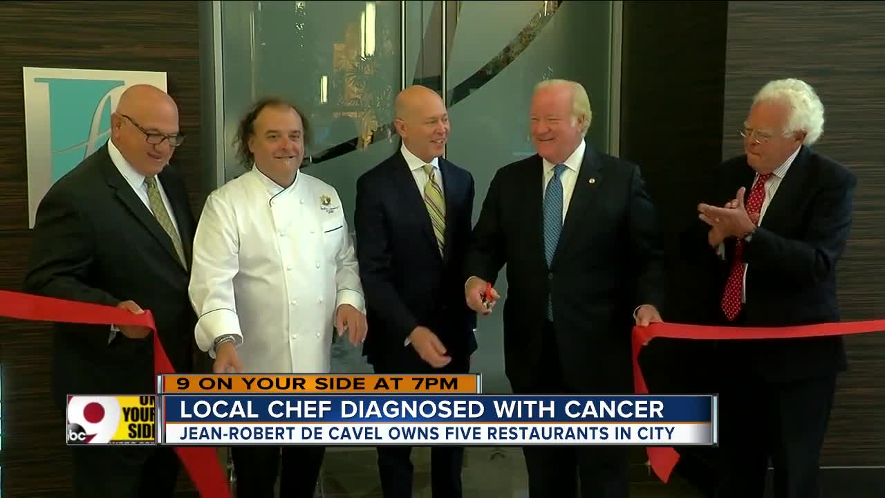 Local chef Jean-Robert de Cavel diagnosed with cancer