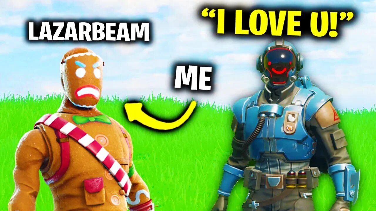 I Pretended To Be LazarBeam In Fortnite