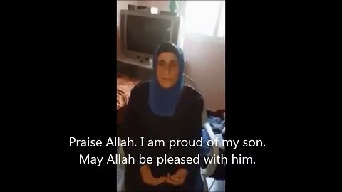 Mother of terrorist who butchered Israeli family proud