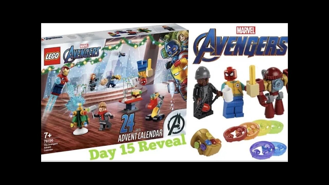 Day 15 Lego MARVEL AVENGERS Advent Calendar 2021 (#76196) - Day 15 Reveal - By Rodimusbill