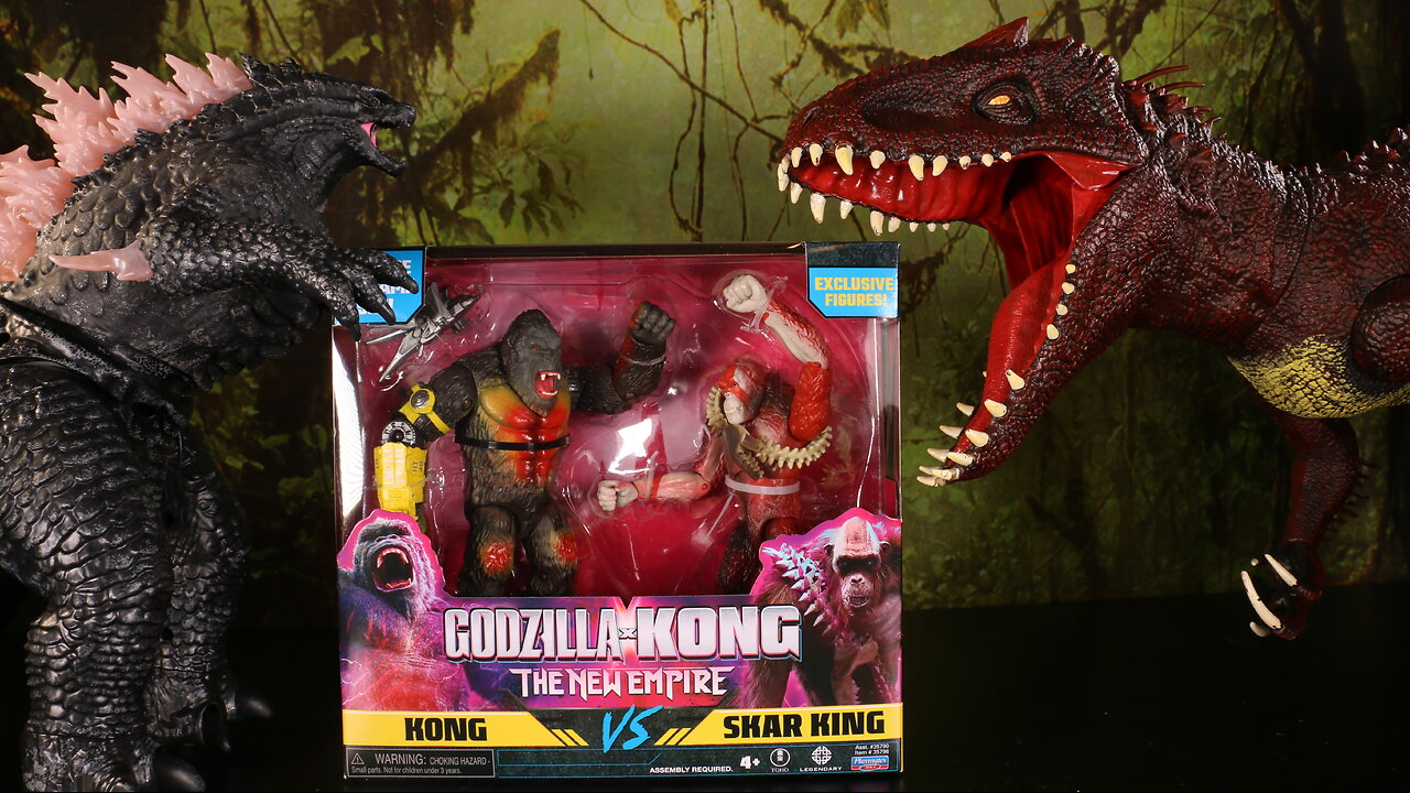 New Godzilla X Kong The New Empire Kong Vs Skar King Exclusive Walmart #Unboxed Monsterverse #shorts