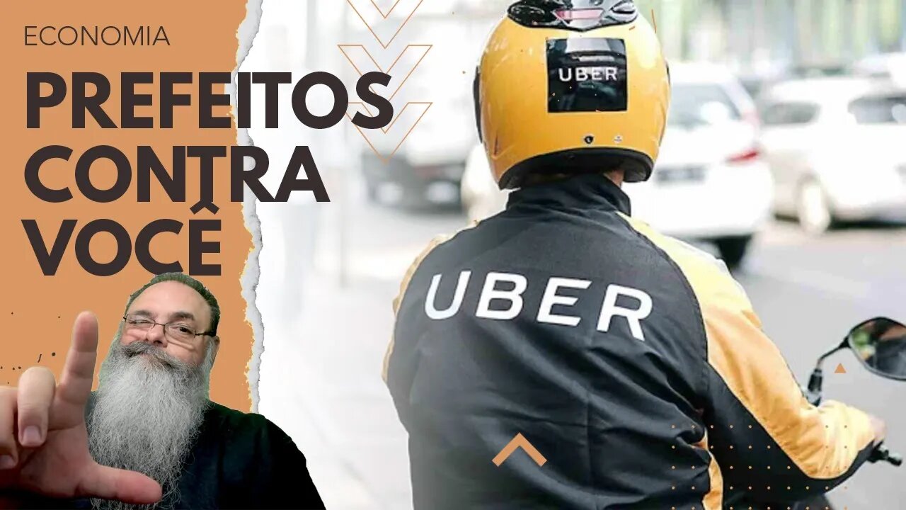 PREFEITOS do RIO e SP tem XILIQUE com UBER MOTOTAXI porque SIGNIFICA menos SUBORNO dos ÔNIBUS