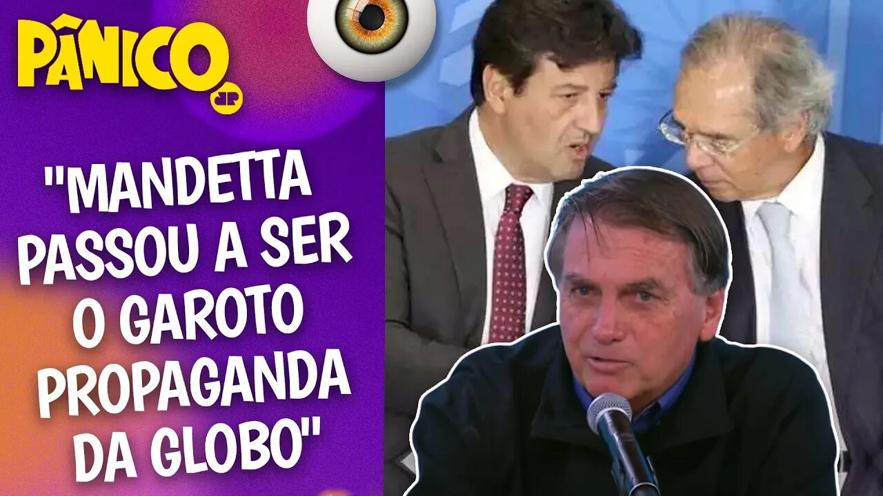 GUEDES SALVOU A GERAÇÃO ITUBAÍNA QUANDO MANDETTA TIROU O GÁS DO COMBATE À PANDEMIA? Bolsonaro avalia