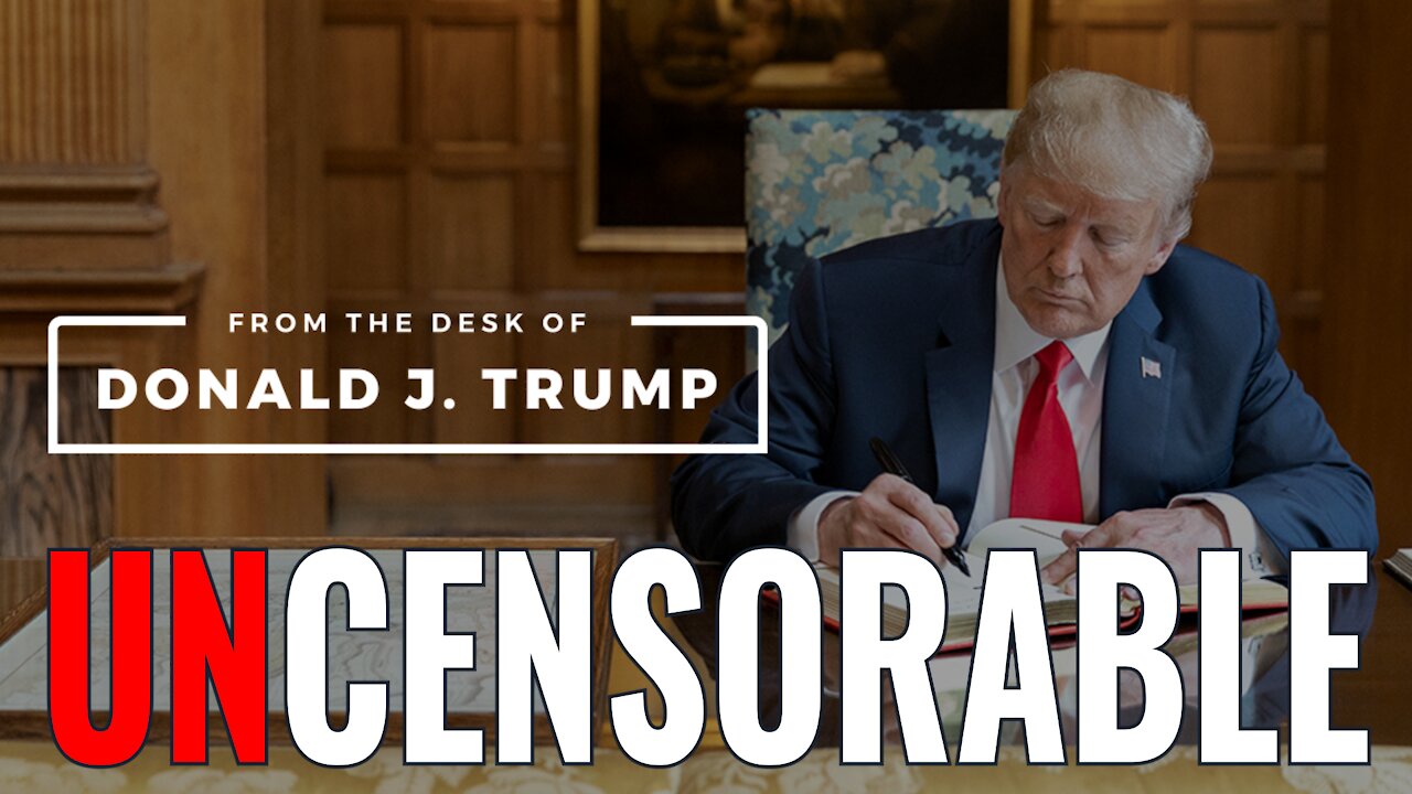 DONALD TRUMP LAUCHES SITE HE CAN’T BE CENSORED ON - TEASES RELEASE OF A NEW PLATFORM