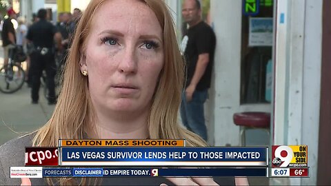 Las Vegas shooting survivor lends a hand in Dayton