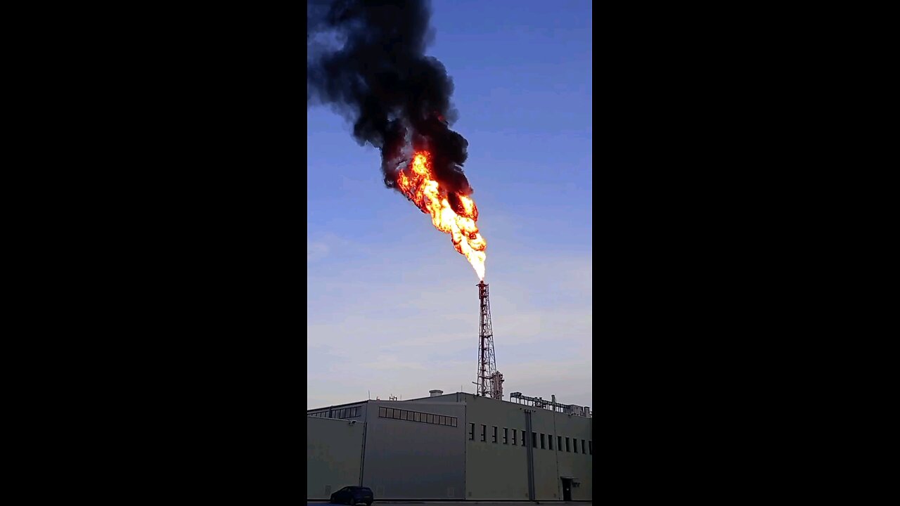 Petrochemical complex, Waste Gas Flaring View