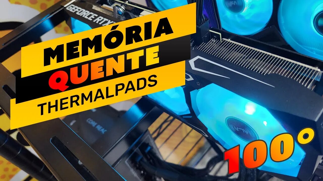 ⛏️⚙️ MEMÓRIAS QUENTES - 3060TI GALAX SG GDDR6X - TROCA DOS THERMAL PADS E PASTA TÉRMICA