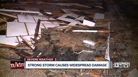 UPDATE: Thunderstorms leave trail of destruction through Henderson & Las Vegas