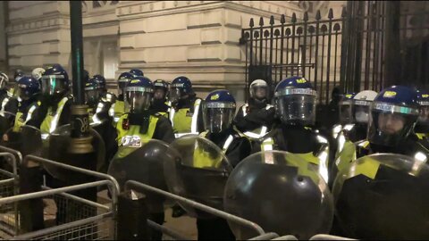 Peaceful London Protest Turns Hostile