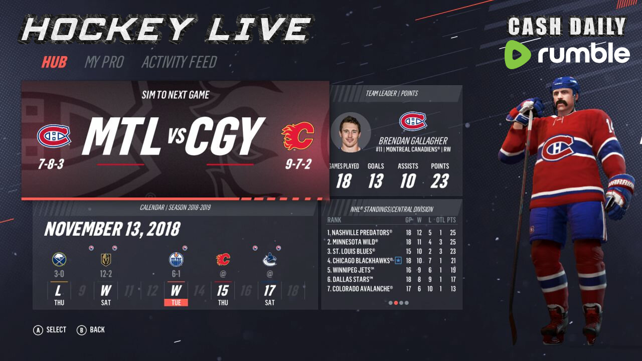 HOCKEY LIVE with Cash Daily (Episode 3)