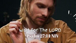 Wait For The Lord - Psalm 27:14 NIV