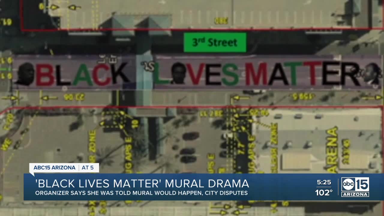 Black Lives Matter mural drama