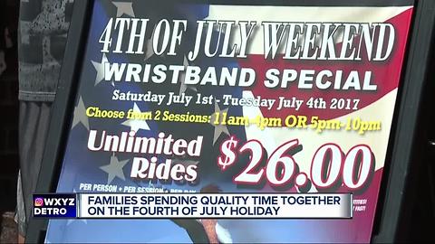 Families celebrating Fourth of July with fun in metro Detroit