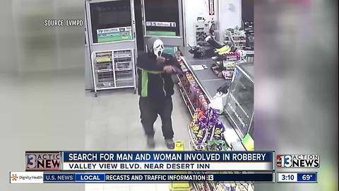 Police looking for couple after store robbed