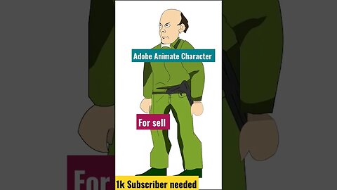 #adobe #animate #characterdesign for sell #ytshorts #2danimation