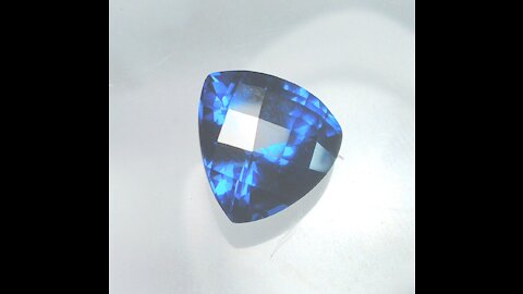 YAG Tanzanite Imitation Trillion Checkerboard