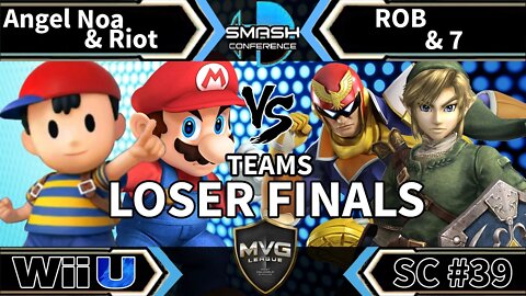 Angel Noa & Riot vs. ROB & 7 - Teams SSB4 Losers Finals - Smash Conference 39