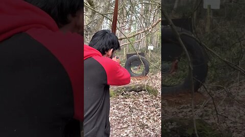 73LBS Saluki Tartar Bow Through the Tyre