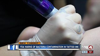 FDA warns of bacteria contamination in tattoo ink