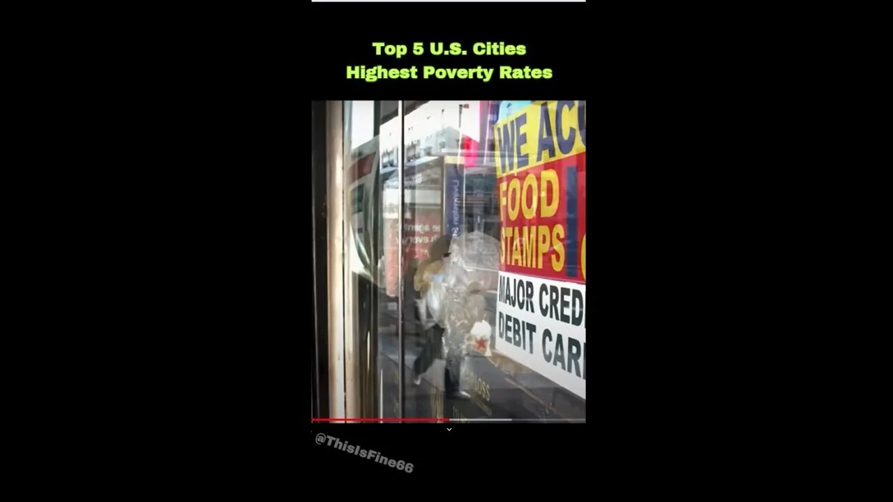 Top 5 Cities with the Highest Poverty Rates #shorts