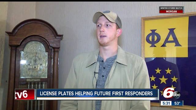 Secure Indiana License Plates Helping Future First Responders