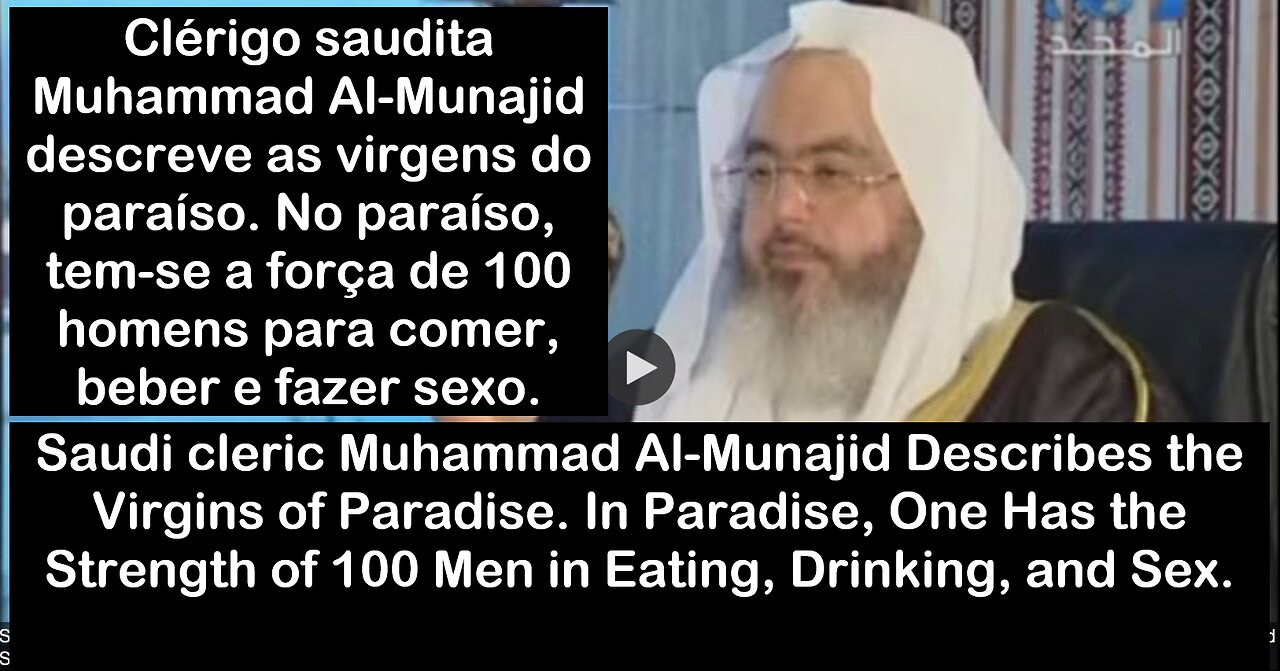 Clérigo saudita descreve as virgens do paraíso islâmico