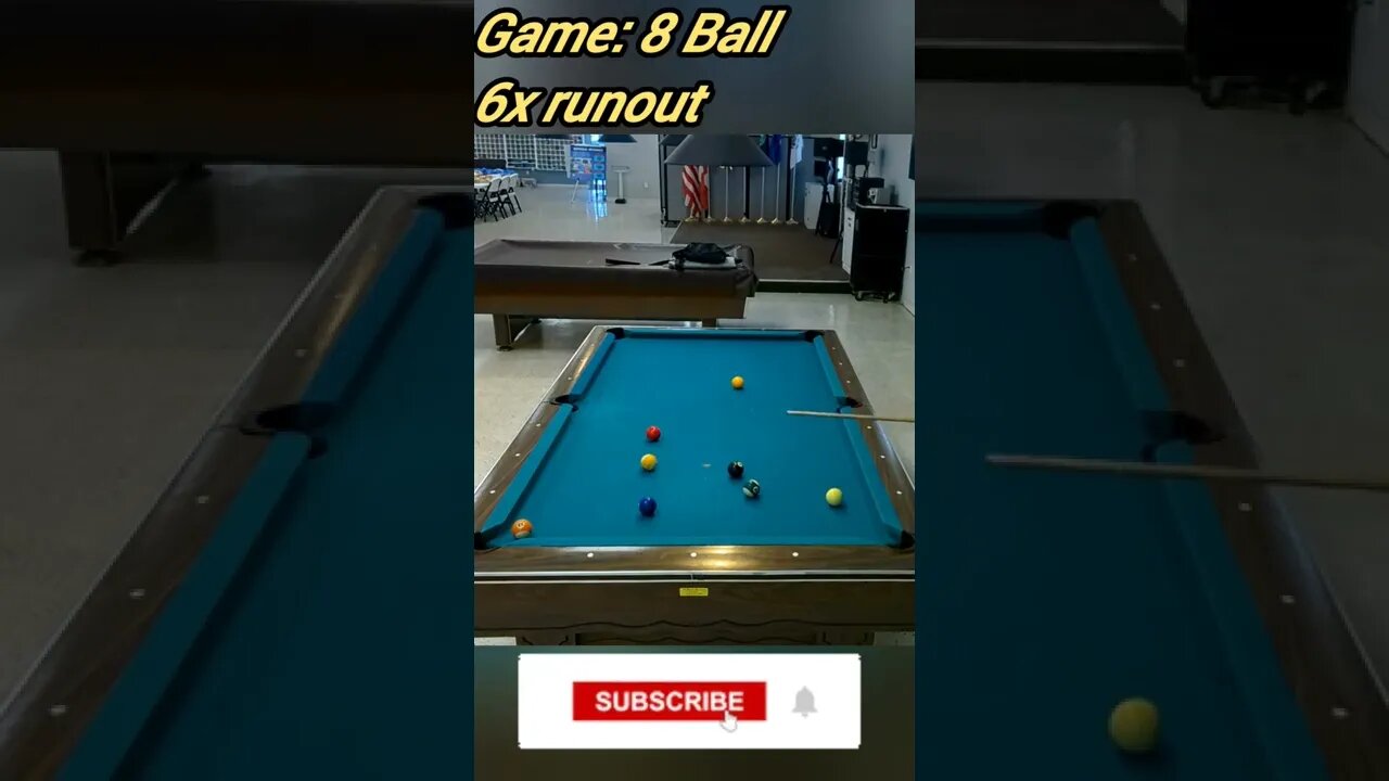 6x runout #8ballpool #shorts