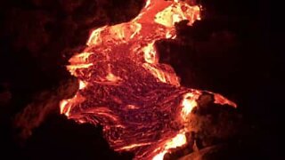 The hottest and most luminous lava rivers in the world