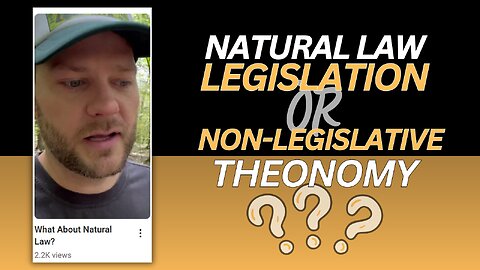 Responding to Jon Harris' Natural Law Question